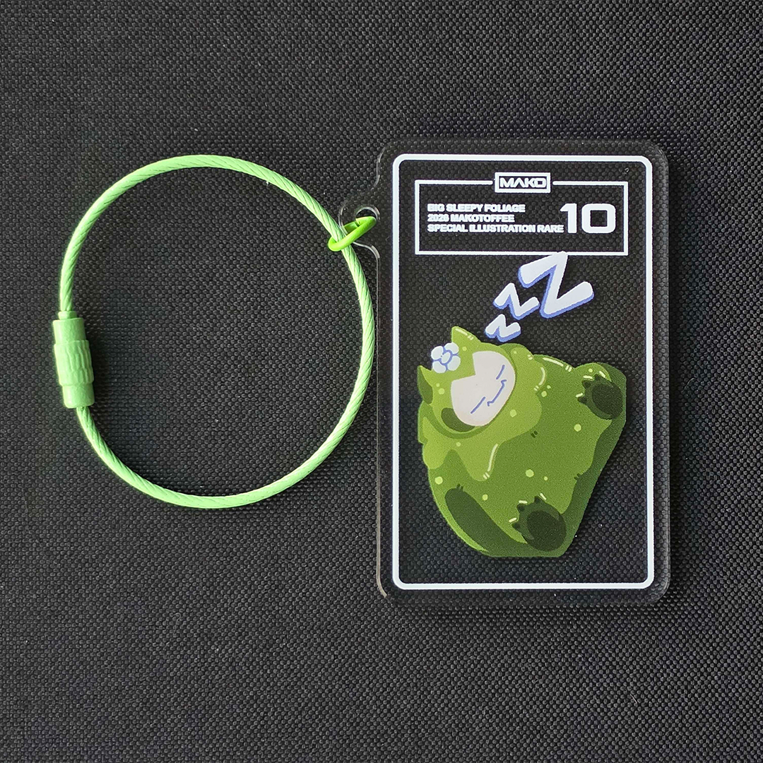 Big Sleepy Slab Keychain