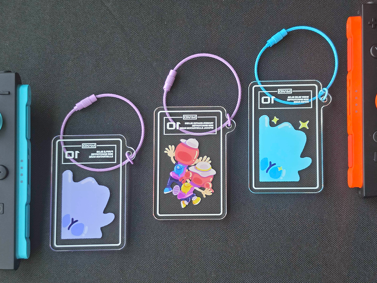 Blob Slab Keychain