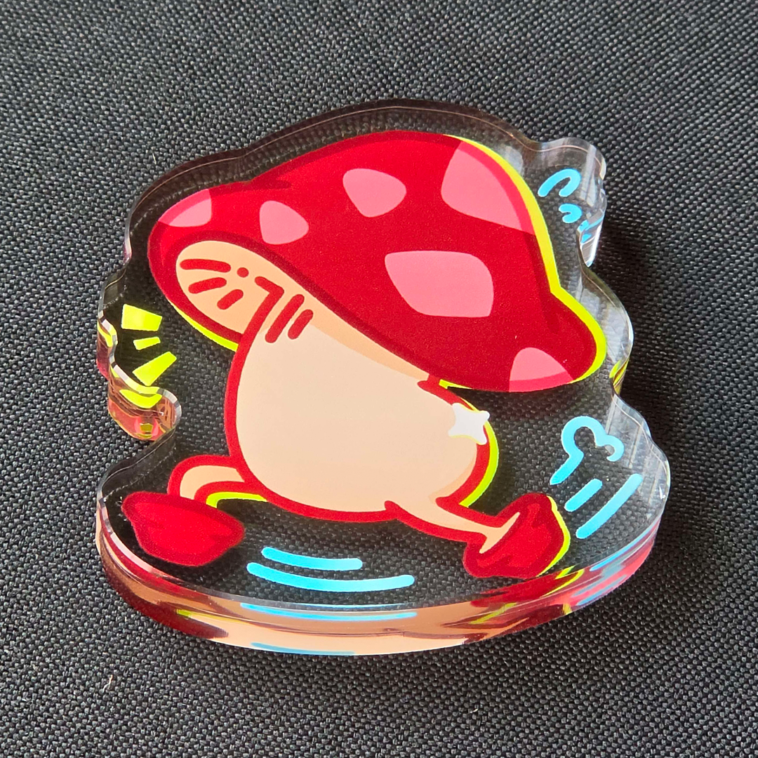 Rocking Mushroom Standee