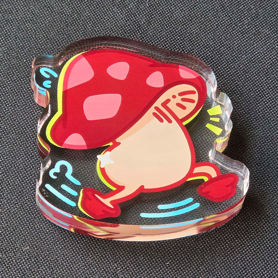 Rocking Mushroom Standee