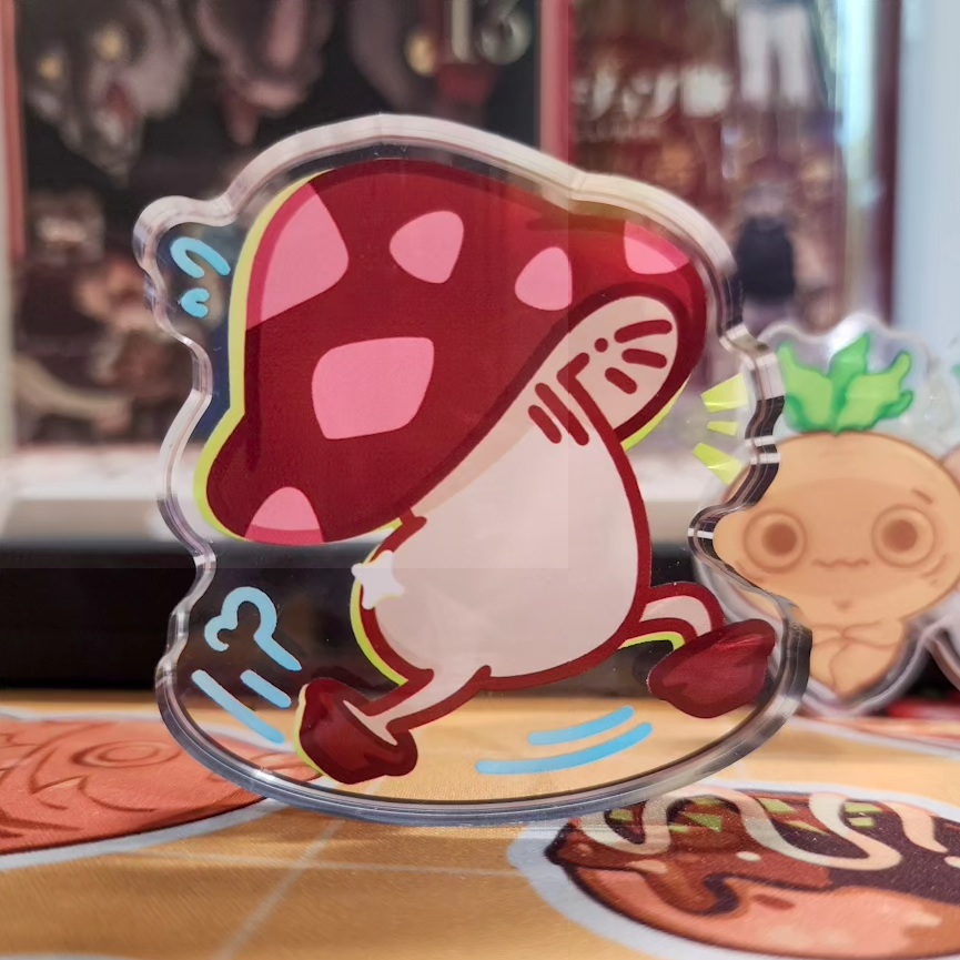 Rocking Mushroom Standee