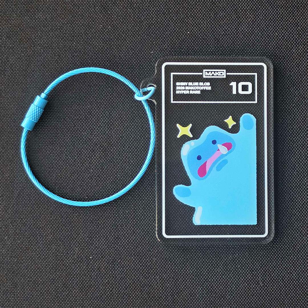 Blob Slab Keychain