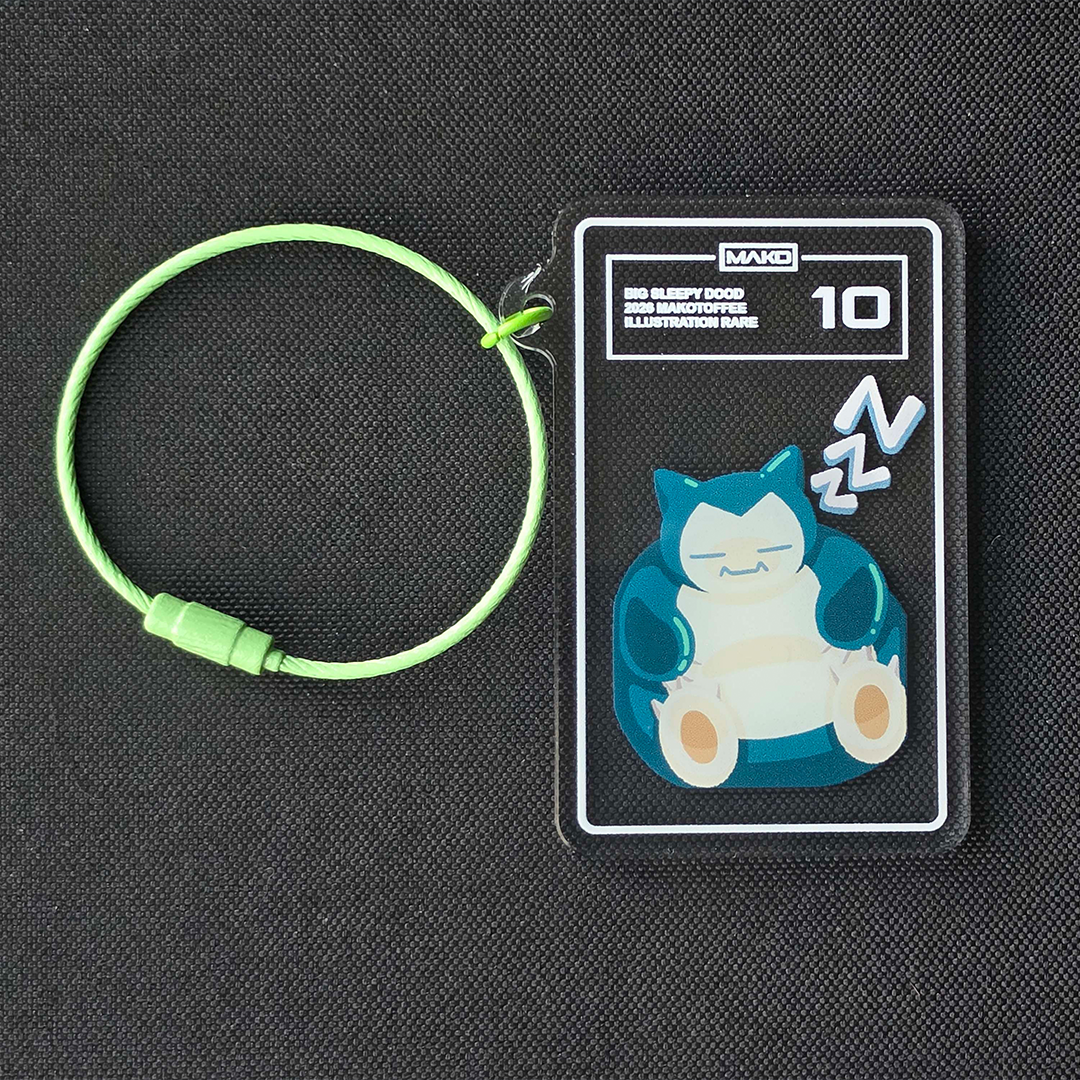 Big Sleepy Slab Keychain