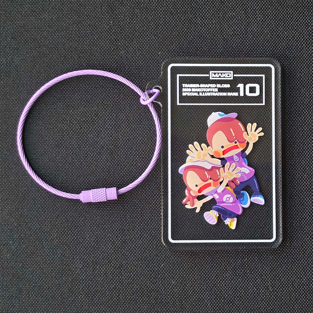Blob Slab Keychain